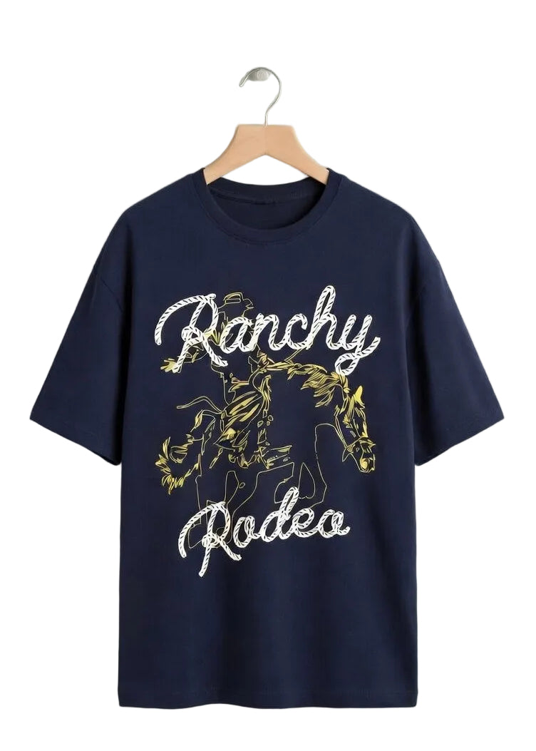 Ranchy Rodeo Oversized Graphic T-Shirt